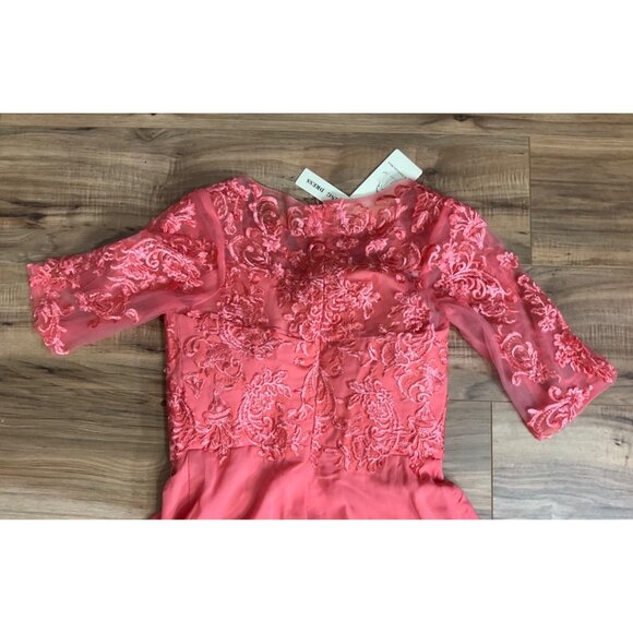 NWT  Chiffon Elbow Sleeve Length Wedding Dress   Size: 6 - Picture 13 of 16